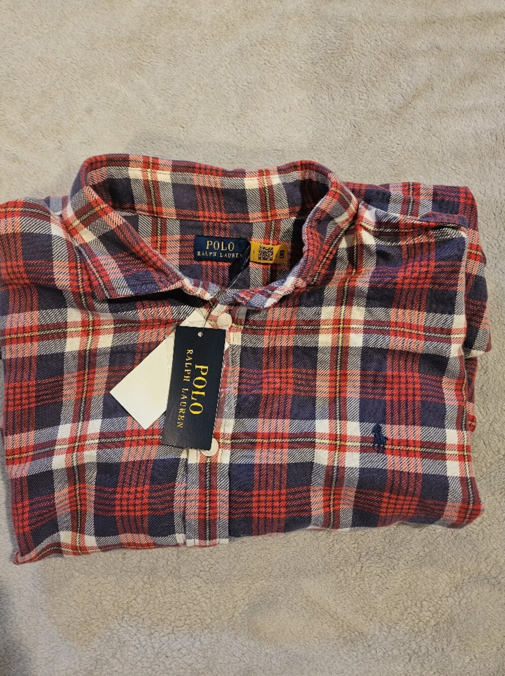 NWT Polo Ralph Lauren Plaid Flannel Shirt XXL